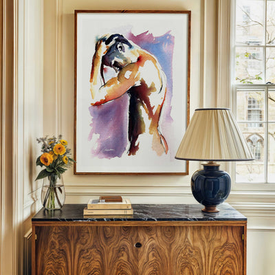 Dusky Hues on Bare Shoulders and Booty – Art Print Artist Brenden Sanborn