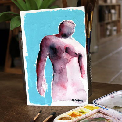 Almost Monument – 6x9" Original Watercolor Artist Brenden Sanborn