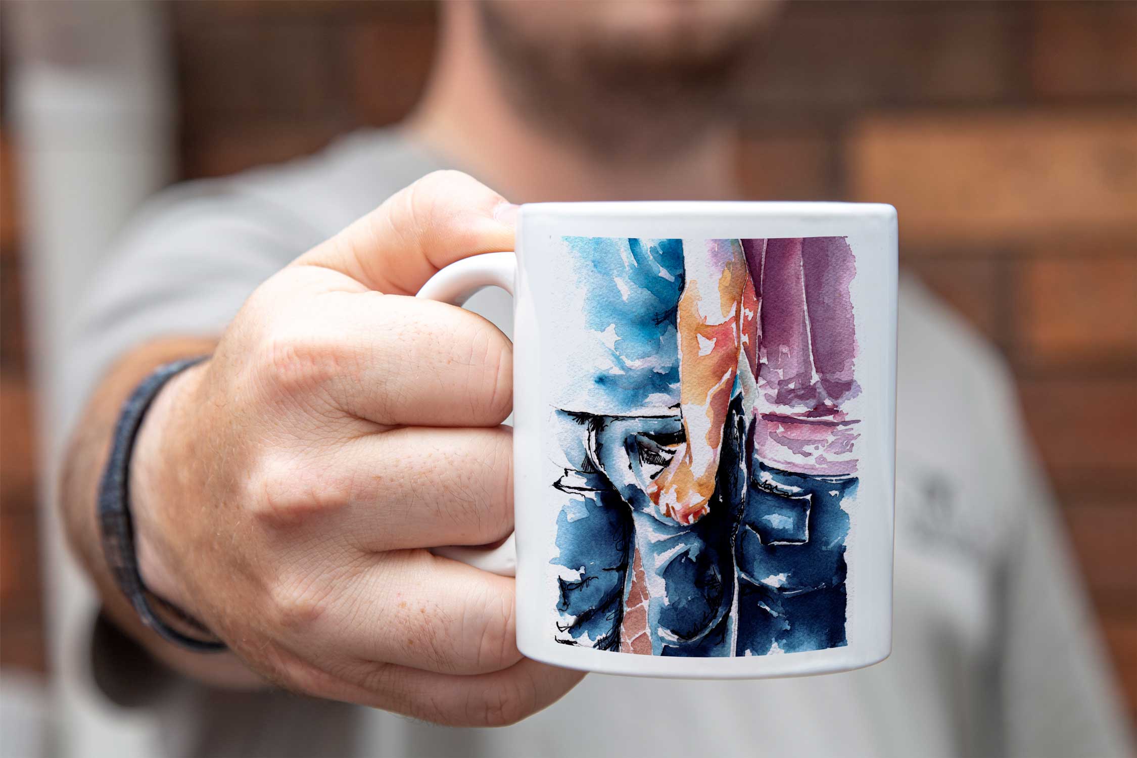 Thumb in the Back Pocket – 11oz & 15oz Mugs