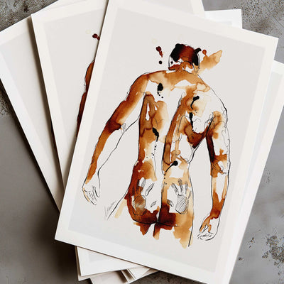 Handprints on Booty – Art Print Artist Brenden Sanborn