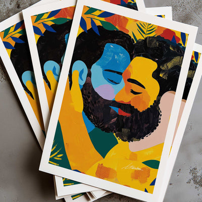 A Breath Before the Kiss – Art Print Artist Brenden Sanborn