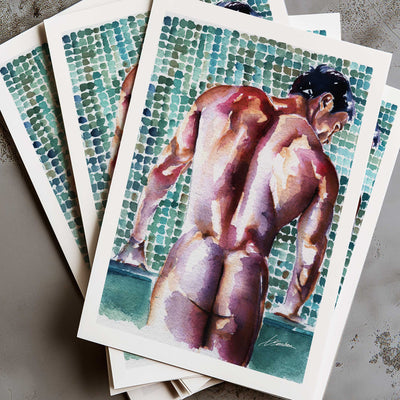 Steam and Shadow on Bare Skin – Art Print Artist Brenden Sanborn