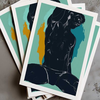 Draped in Midnight Bare Beneath – Art Print Artist Brenden Sanborn