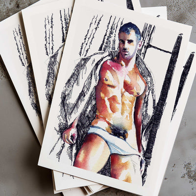 Unbuttoned and Unbothered – Art Print Artist Brenden Sanborn