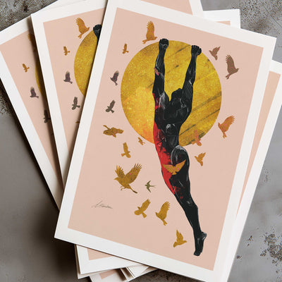 Golden Flight – Art Print Artist Brenden Sanborn