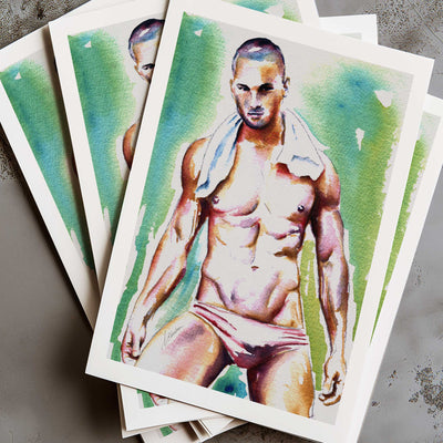Heat After the Swim – Art Print Artist Brenden Sanborn