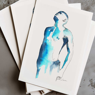 Blue Skies Gaze – Art Print Artist Brenden Sanborn