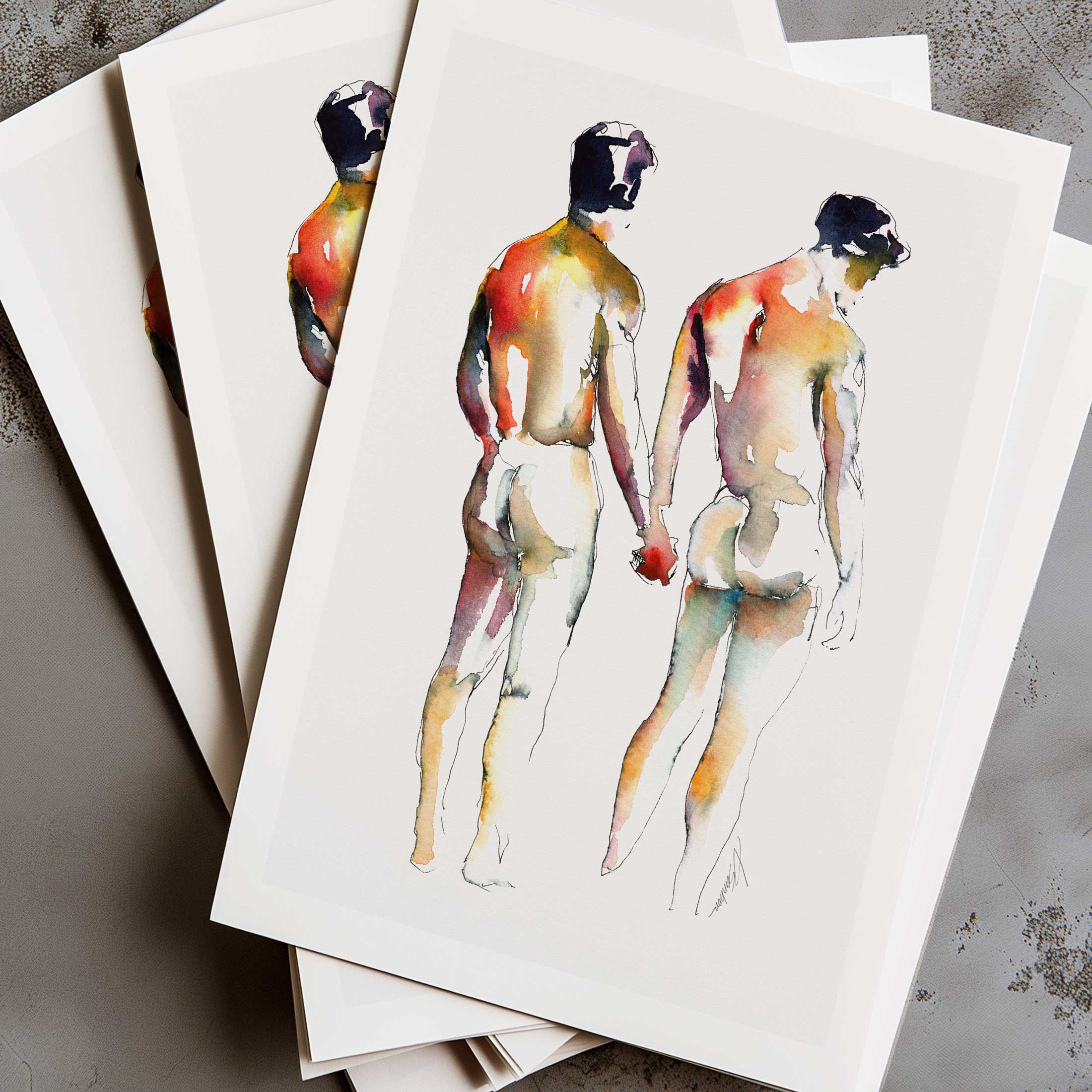 Hand in Hand Booty – Art Print