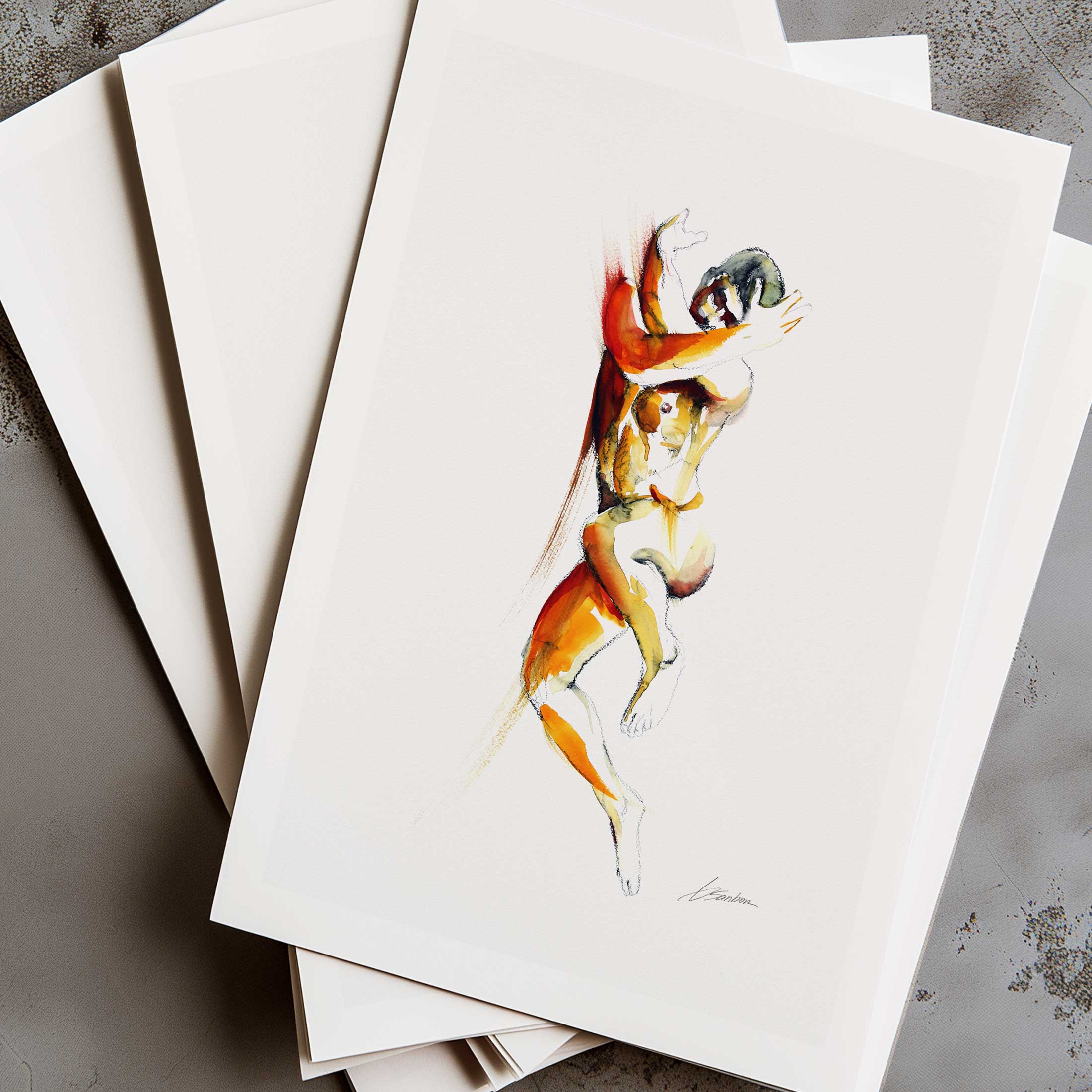 Love in Motion – Art Print