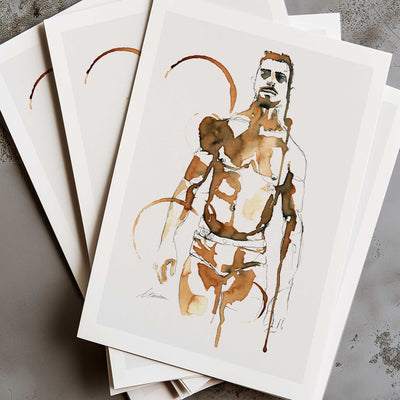 Coffee-Drenched Underwear – Art Print Artist Brenden Sanborn