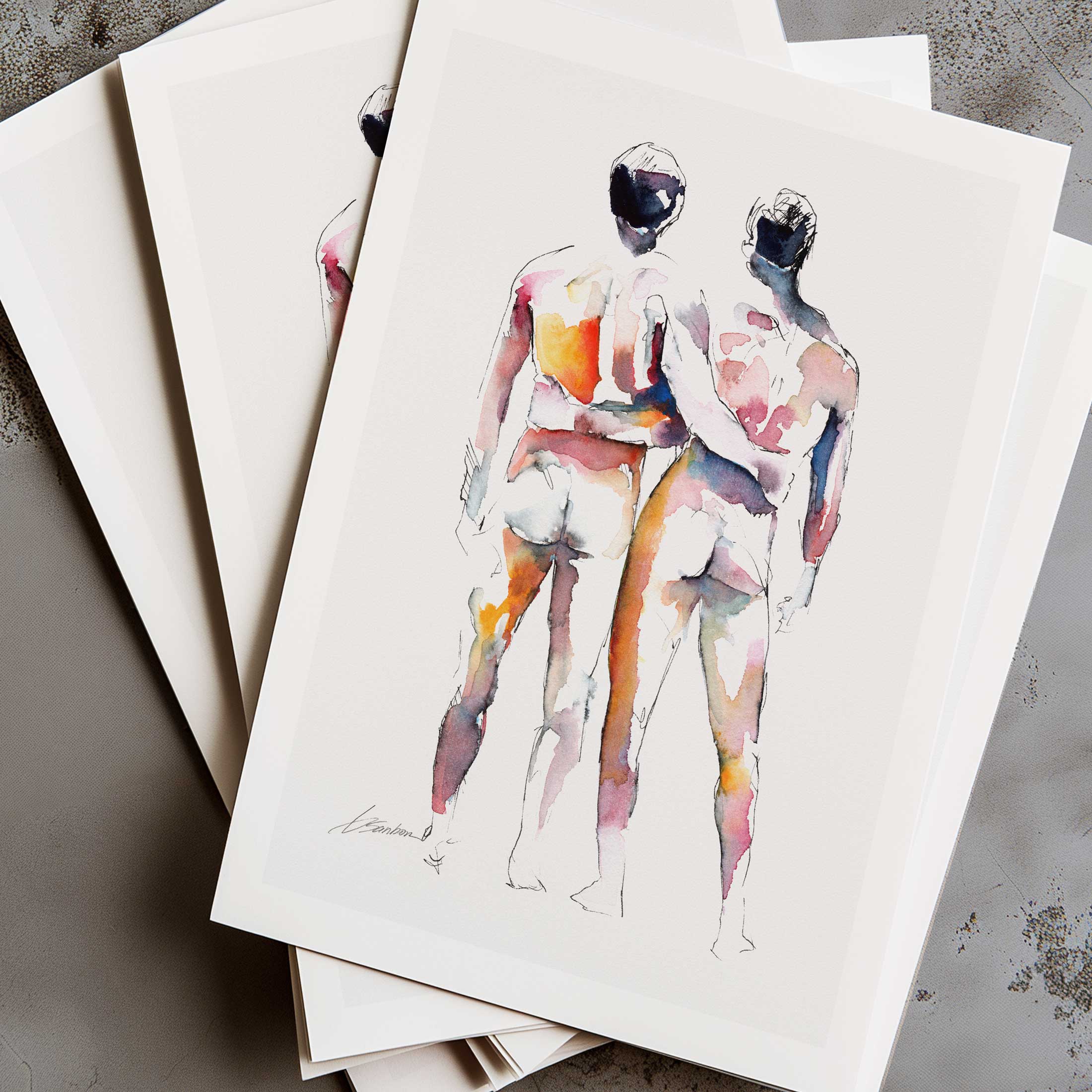 Tender in Love Booty – Art Print