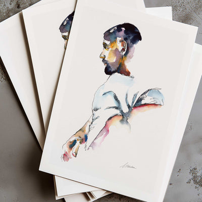 The Glance That Lingers – Art Print Artist Brenden Sanborn