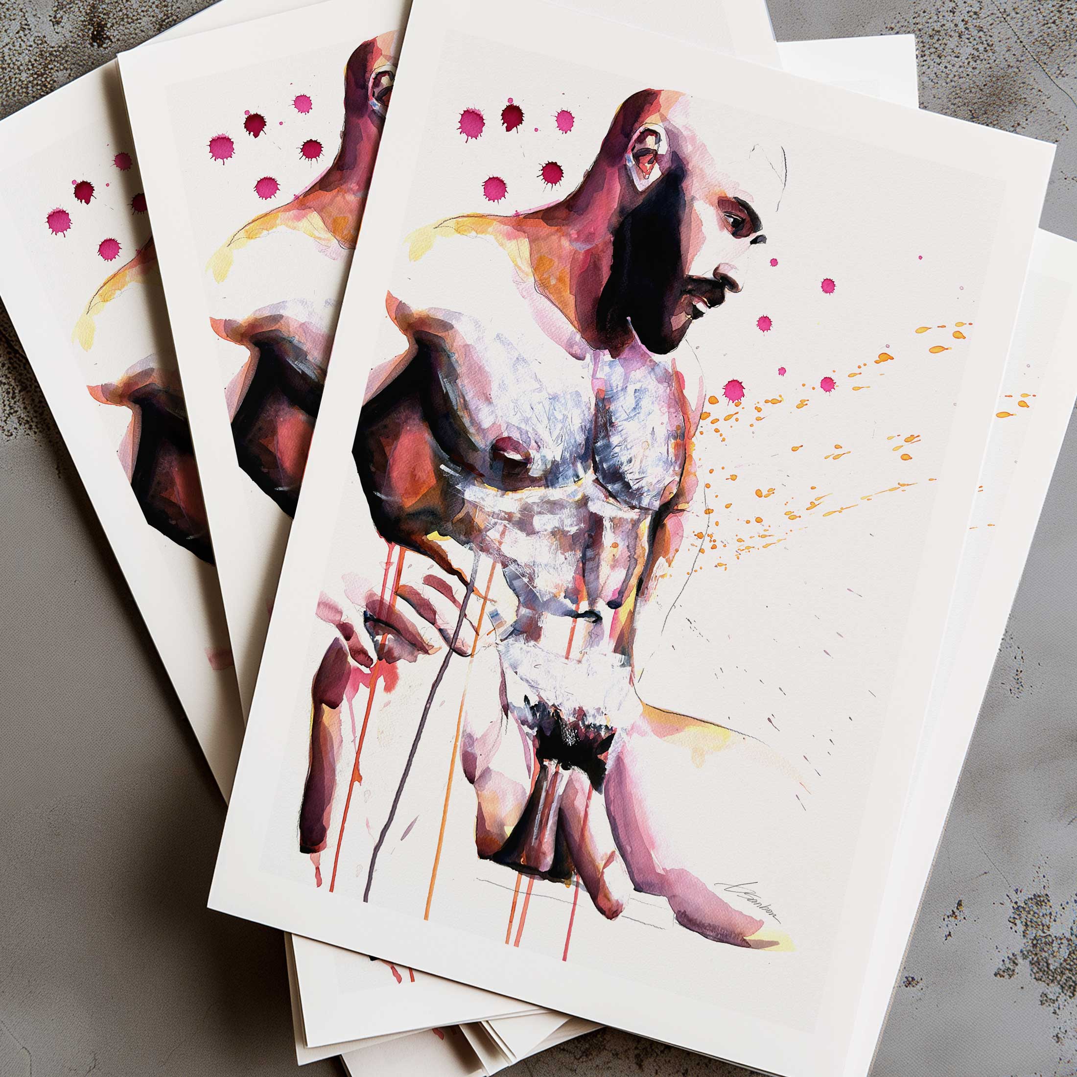 Bold Strength, Bare and Powerful - Art Print