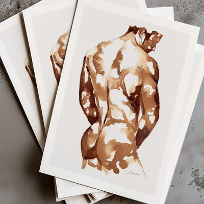 Coffee Nude Booty - Art Print Artist Brenden Sanborn