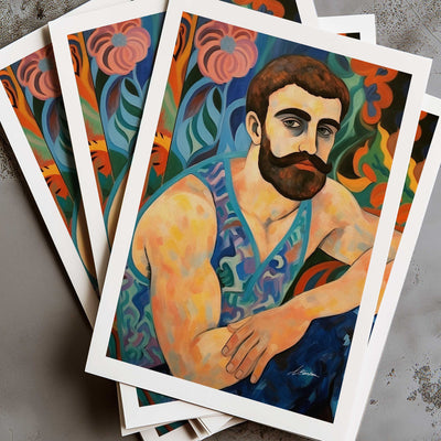 The Strongman’s Poise – Art Print Artist Brenden Sanborn