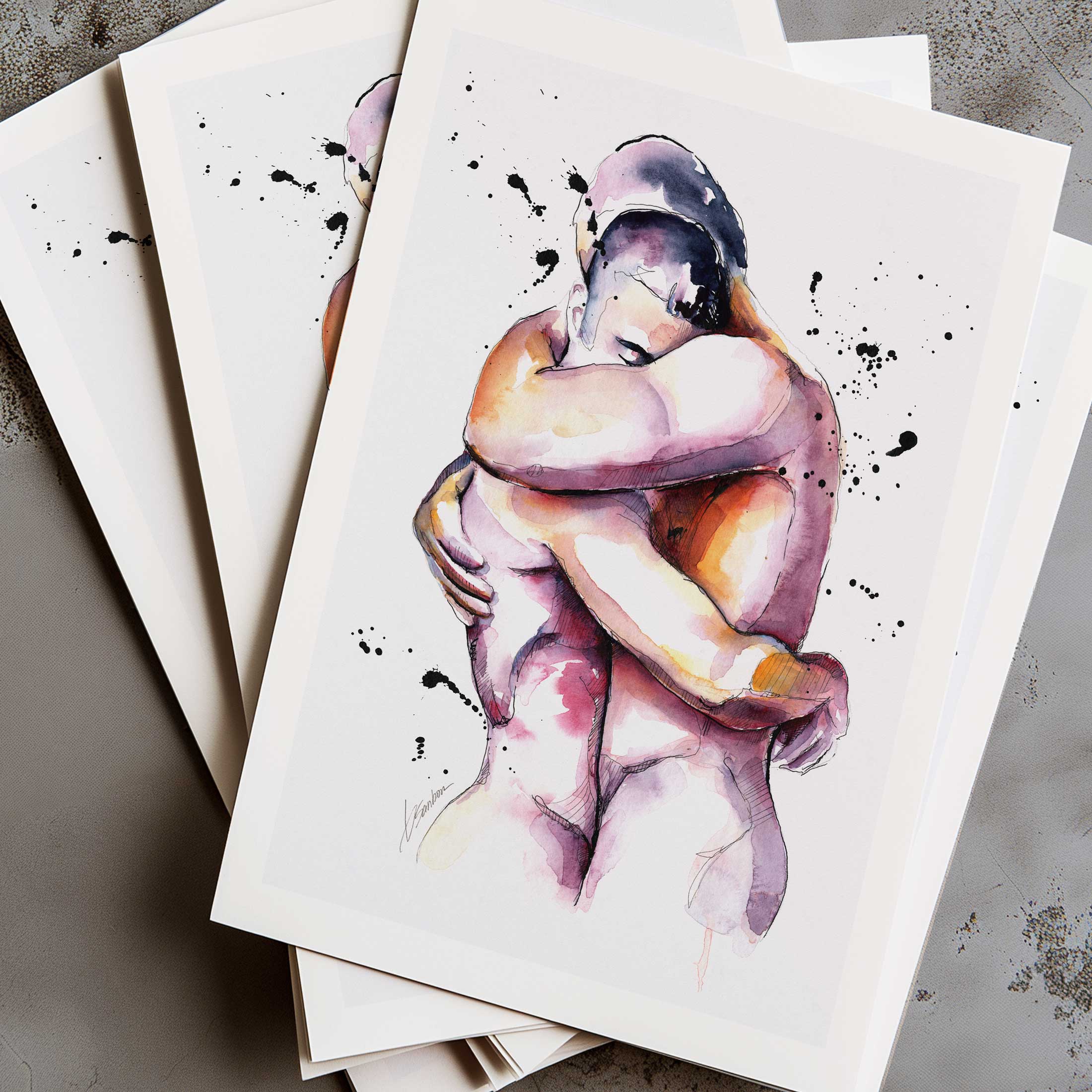 Lost in Your Arms – Art Print