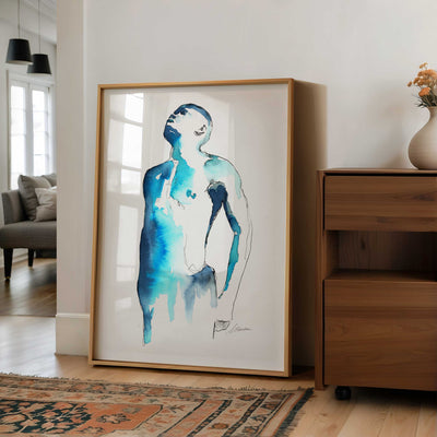 Blue Skies Gaze – Art Print Artist Brenden Sanborn