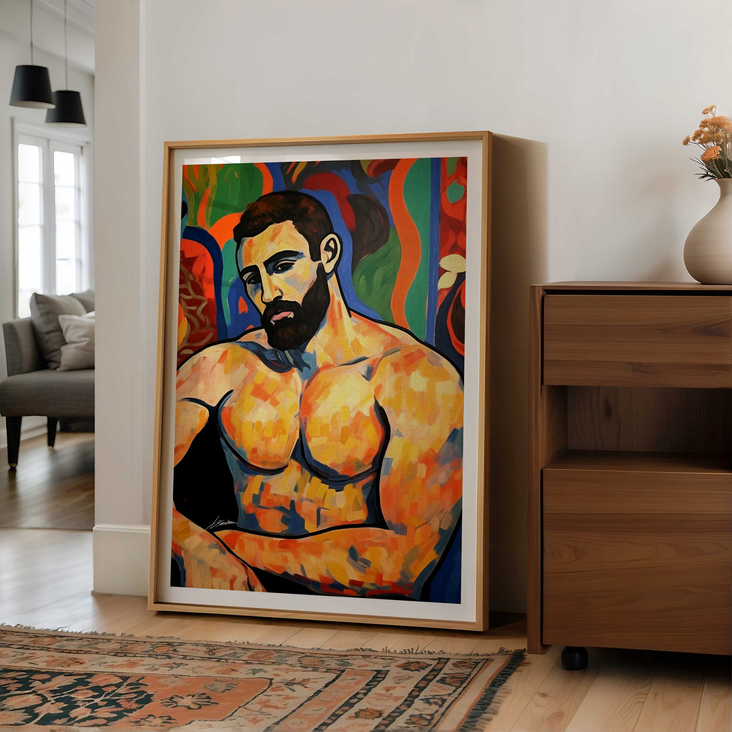 Lounge and Gaze – Art Print