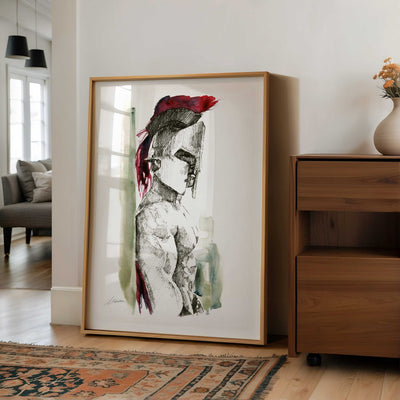 The Warrior’s Quiet Strength – Art Print Artist Brenden Sanborn