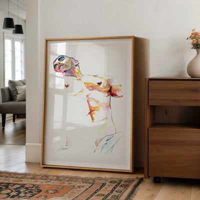 Reclined in Light – Art Print Artist Brenden Sanborn