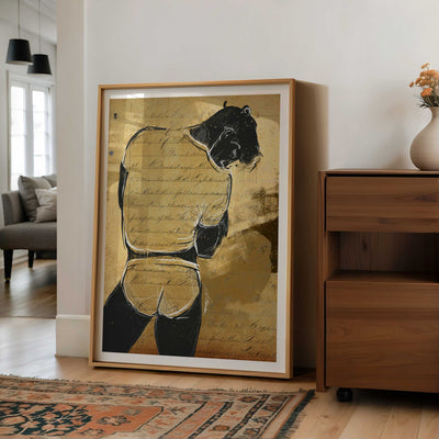 Faded Whispers on His Skin – Art Print Artist Brenden Sanborn