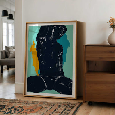 Draped in Midnight Bare Beneath – Art Print Artist Brenden Sanborn