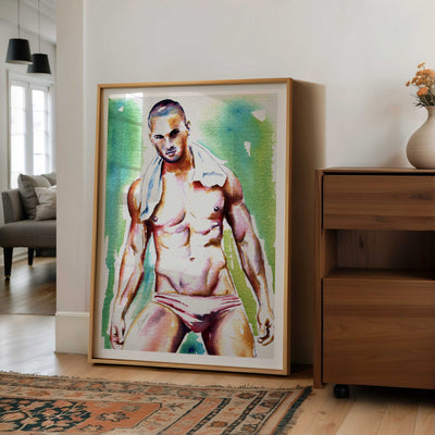 Heat After the Swim – Art Print Artist Brenden Sanborn