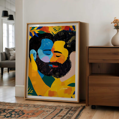 A Breath Before the Kiss – Art Print Artist Brenden Sanborn