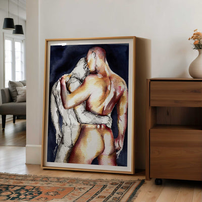 Two Lovers in Contrast – Art Print Artist Brenden Sanborn