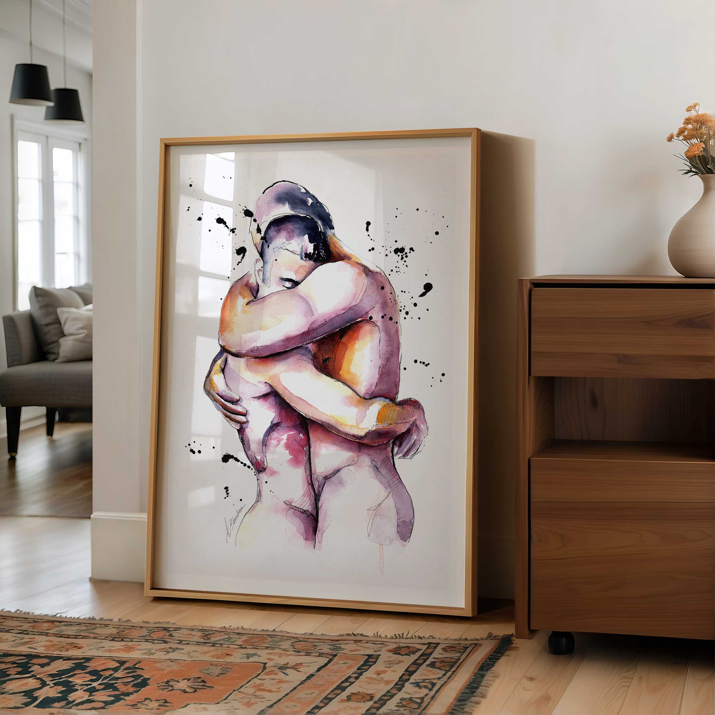 Lost in Your Arms – Art Print