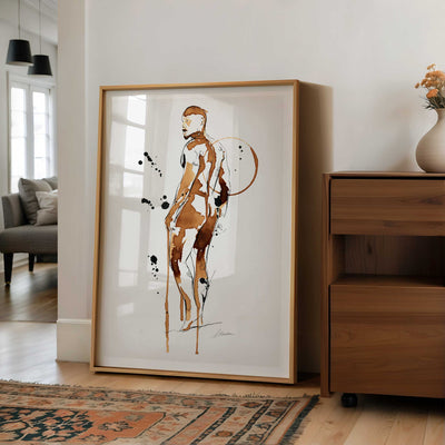 Golden Drips on a Confident Booty – Art Print Artist Brenden Sanborn