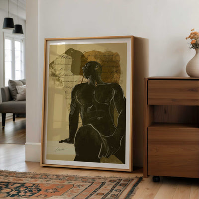 Lost in a Sea of His Thoughts - Art Print Artist Brenden Sanborn