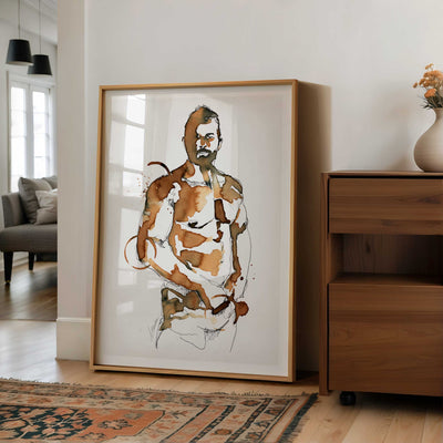 Coffee-Stained Confidence – Art Print Artist Brenden Sanborn