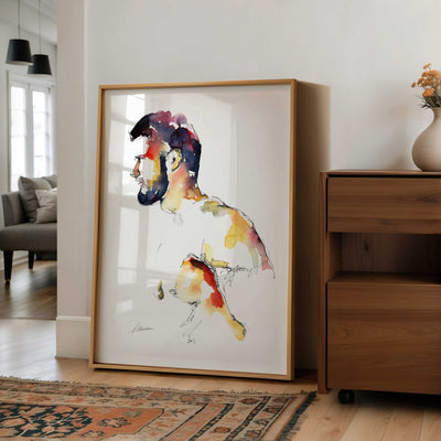 The Shape of Him in Motion – Art Print Artist Brenden Sanborn