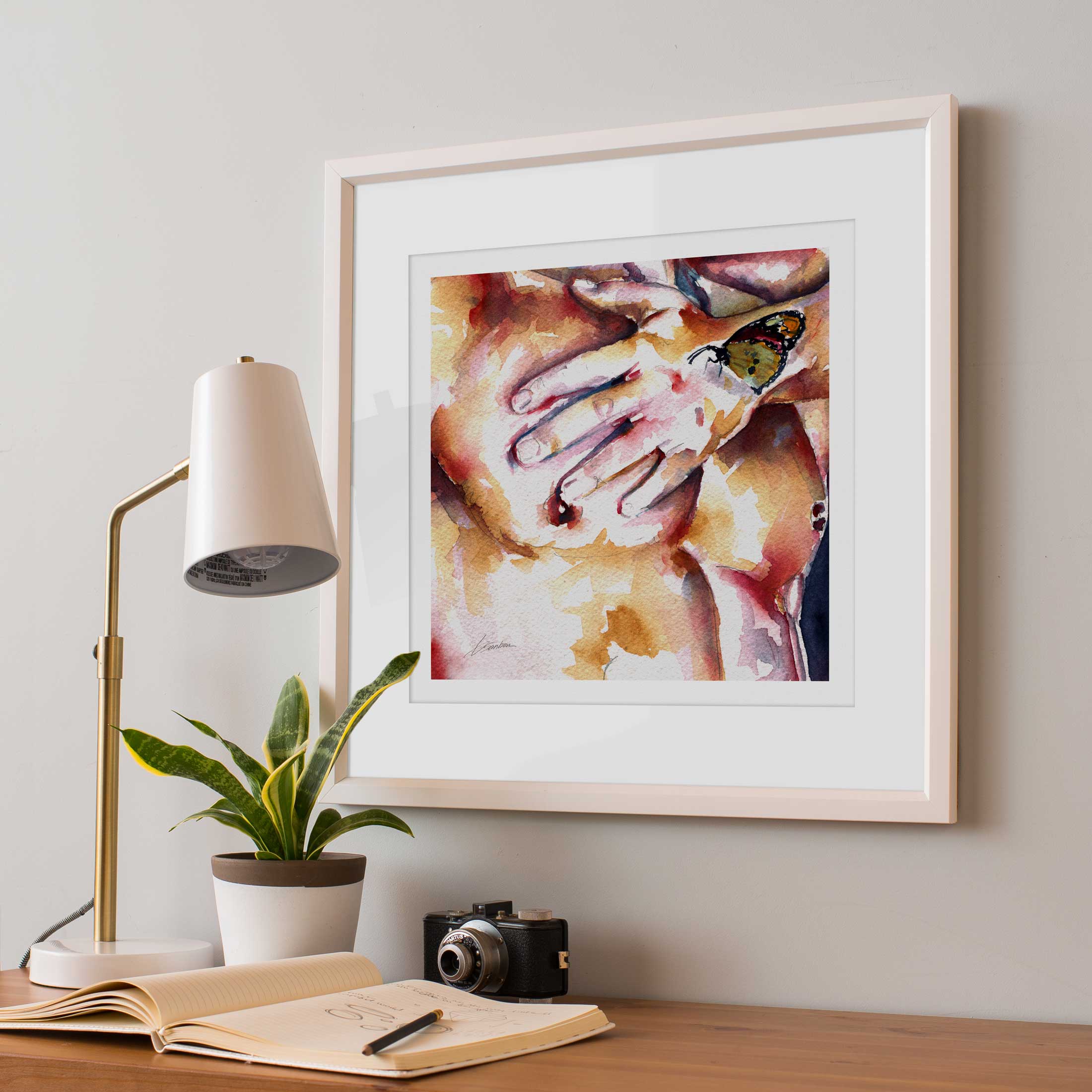 Butterfly Touch – Art Print