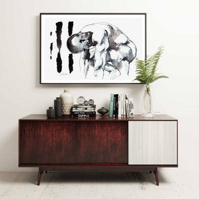 Weighted in Silence – Art Print Artist Brenden Sanborn