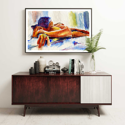 Sunlit Rest on Soft Sheets – Art Prin Artist Brenden Sanborn