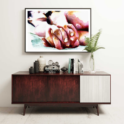 Fingers Interlaced in Love – Art Print Artist Brenden Sanborn