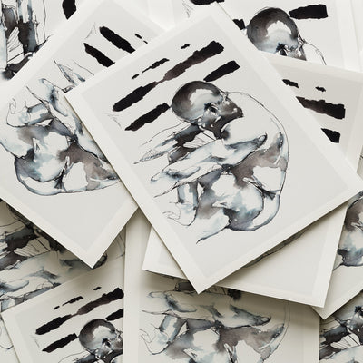 Weighted in Silence – Art Print Artist Brenden Sanborn