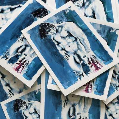 He Was All Pumped Up - Art Print Artist Brenden Sanborn