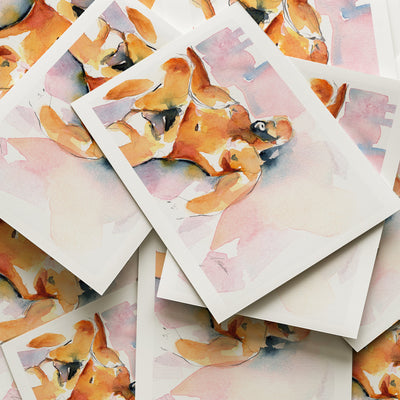 Bear Figure in Restful Repose - Art Print Artist Brenden Sanborn