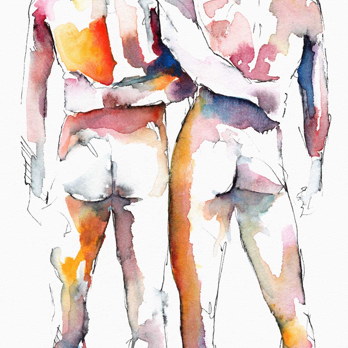 Tender in Love Booty – Art Print