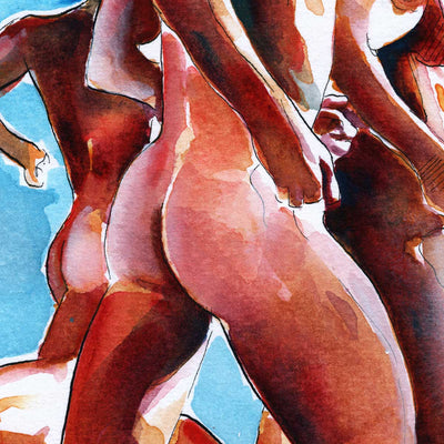 Sunlit Booties in Motion – Art Print Artist Brenden Sanborn