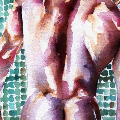 Steam and Shadow on Bare Skin – Art Print Artist Brenden Sanborn