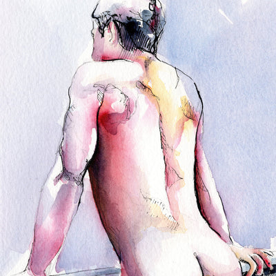 Edge of Morning – 11x14" Original Watercolor Artist Brenden Sanborn