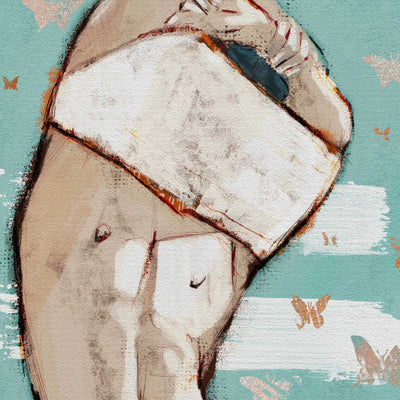 Butterflies and Bare Skin – Art Print Artist Brenden Sanborn