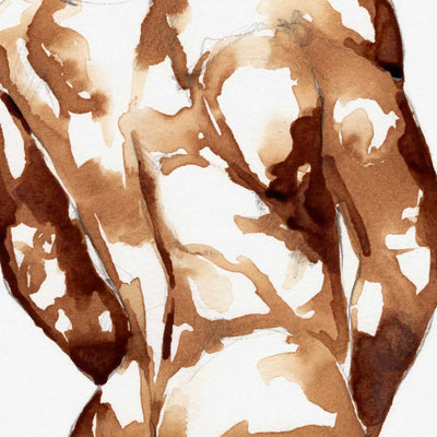 Coffee Nude Booty - Art Print Artist Brenden Sanborn