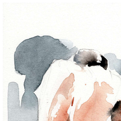 Male Figure with Defined Back Muscles - 6x9" Original Painting Artist Brenden Sanborn