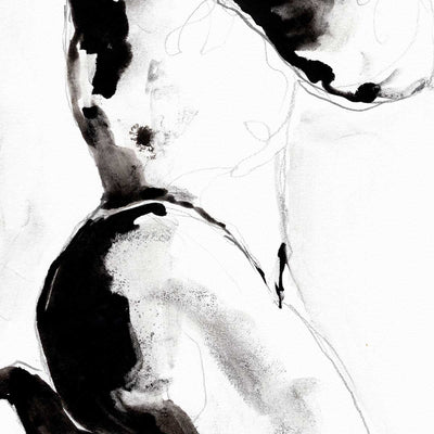 Kneel in Ink and Shadow – Art Print Artist Brenden Sanborn