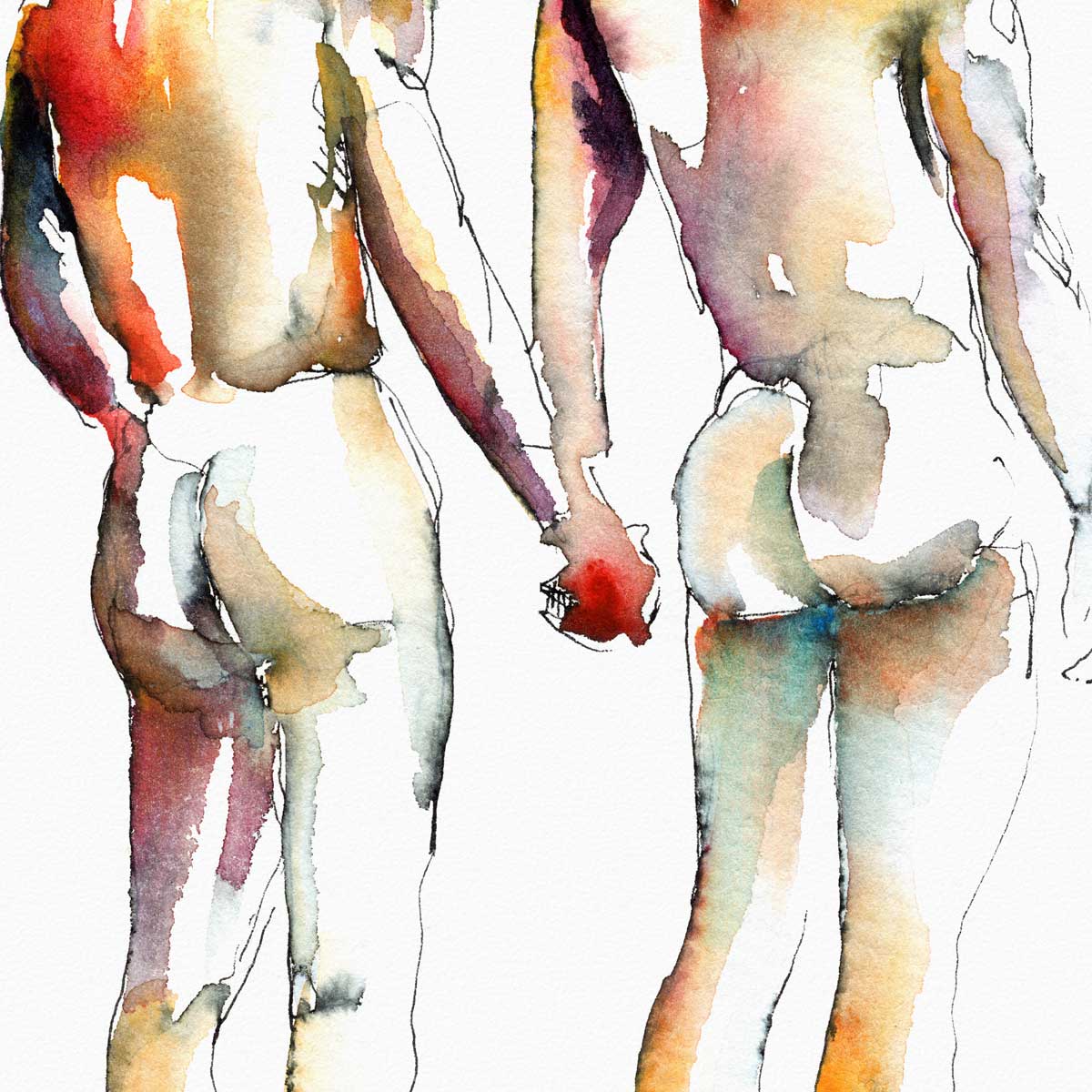 Hand in Hand Booty – Art Print